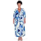 City Chic Women's Plus Size Dress - Twist Tie Print