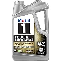 Mobil 1 Extended Performance Full Synthetic Motor Oil 0W-20, 5 Quart
