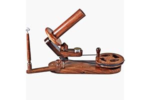 DNU AVENUE Wooden Yarn Ball Skein Winder and Swift Convenient Center-Pull Balls for Knitting and Crocheting. Portable Hand Crafted & Hand Operated Table Top Yarn Winder (Yarn Winder)