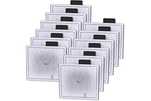 SAMANIJA 12-Pack Medium Filter Cartridges Replacement Compatible with Aqueon QuietFlow LED PRO Power Filter Size 10 & E Internal Power Filter Size 20 & Zilla Size 20
