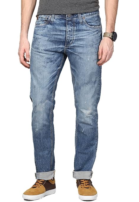 Buy Jack & Jones Men Casual Jeans (5711295869610 Blue Light 29W x 34L ) at Amazon.in