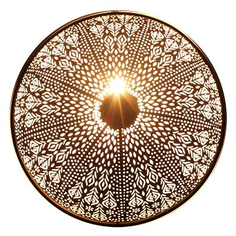 Albena Shop 71 6329 Orientalische Wandlampe Metall Rund Rina