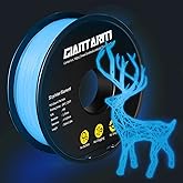 GIANTARM Glow in The Dark Blue Luminous 1.75mm(±0.03mm) PLA Filament 1kg Spool, High Brightness and Long Time Glow, Fit for Most FDM 3D Printer