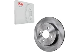 CMX Rear Disc Brake Rotor (1 Piece Only) 8-980980 Replacement For Hyundai Accent Kia Rio - Left or Right Side (Driver Passeng