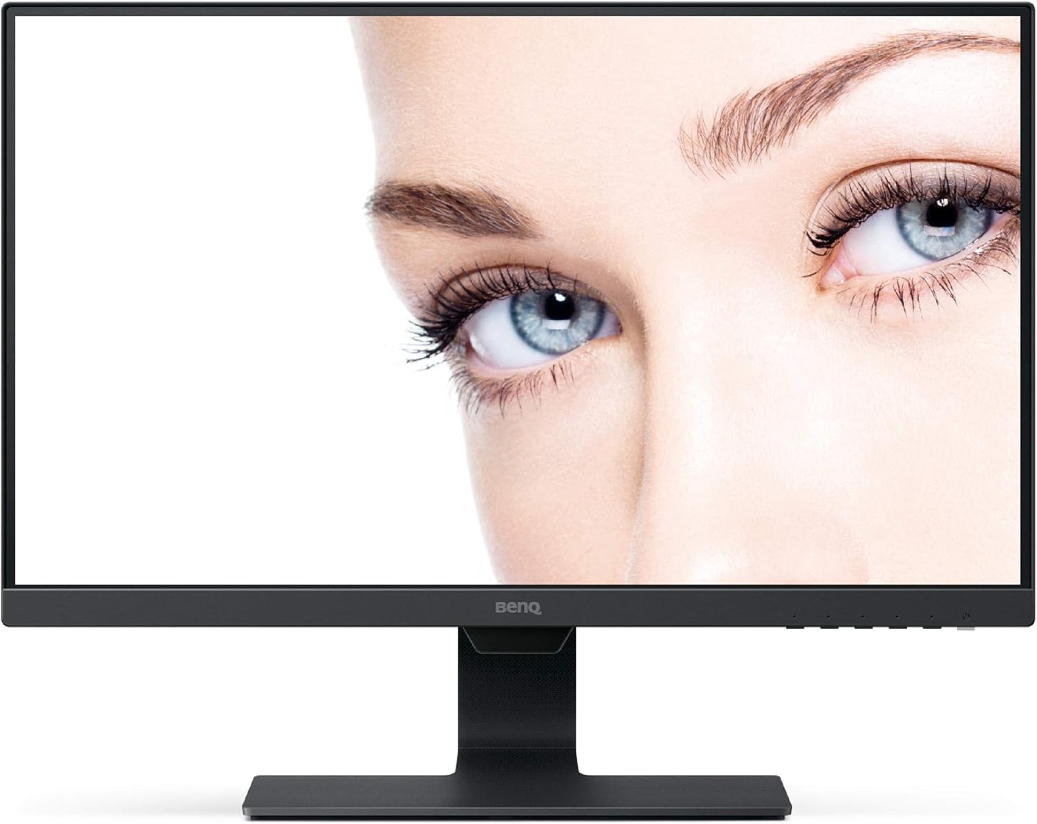 BenQ GW2480 - Monitor de 23.8" FHD (Pantalla de 1920 x 1080, Eye-Care, IPS, HDMI, Brillo Inteligente, Low Blue Light, Bisel superestrecho) Color Negro