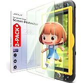 JSAUX 2-Pack Blue Light Blocking Screen Protector for Nintendo Switch 2 | with Guide Frame, Easy to Install, 97% Blue Light Filter, Eye Protection, Full-Screen Coverage, 9H Glass, Anti-Fingerprint