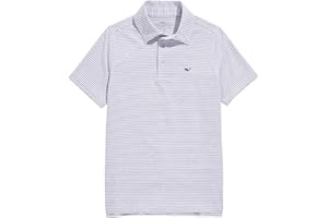 vineyard vines Boys' Bradley Stripe Sankaty Polo