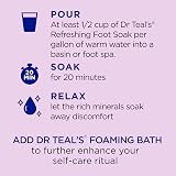 Dr Teal's Foaming Bath Lavender 1L Relaxing Epsom Salt Scented Bath Soak view 4