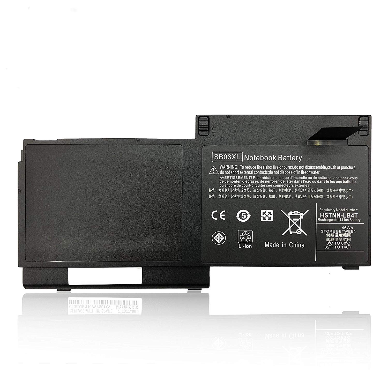 ASKC 11.1V 46Wh SB03XL Laptop Battery for HP EliteBook 720 725 820 825 G1 G2 Series SB03046XL HSTNN-LB4T HSTNN-IB4T 716726-1C1 716726-421 717378-001 E7U25ET E7U25AA