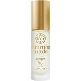 Kuumba Made Water Lily Fragrance Oil Roll-On, Alcohol-Free, 0.15 Fl Oz | Long-Lasting Scented Oil with Green Tea, Bergamot, Mandarin Notes, Skin-Friendly Perfume Roller, Vegan, Cruelty-Free