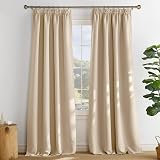 PONY DANCE Navy Blue Blackout Curtains 2 Panels 66 x 90 Pencil Pleat view 2