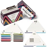 Award-Winning Triangle Math Flash Cards – 376 Multiplication & Division Facts (0–12) – Mastery-Based, Color-Coded Learning for Grades 3–6 – Durable Cards with Visual Aids