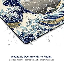Japanese Mouse Pad, Sea Wave Mouse Pad, Mouse Mat