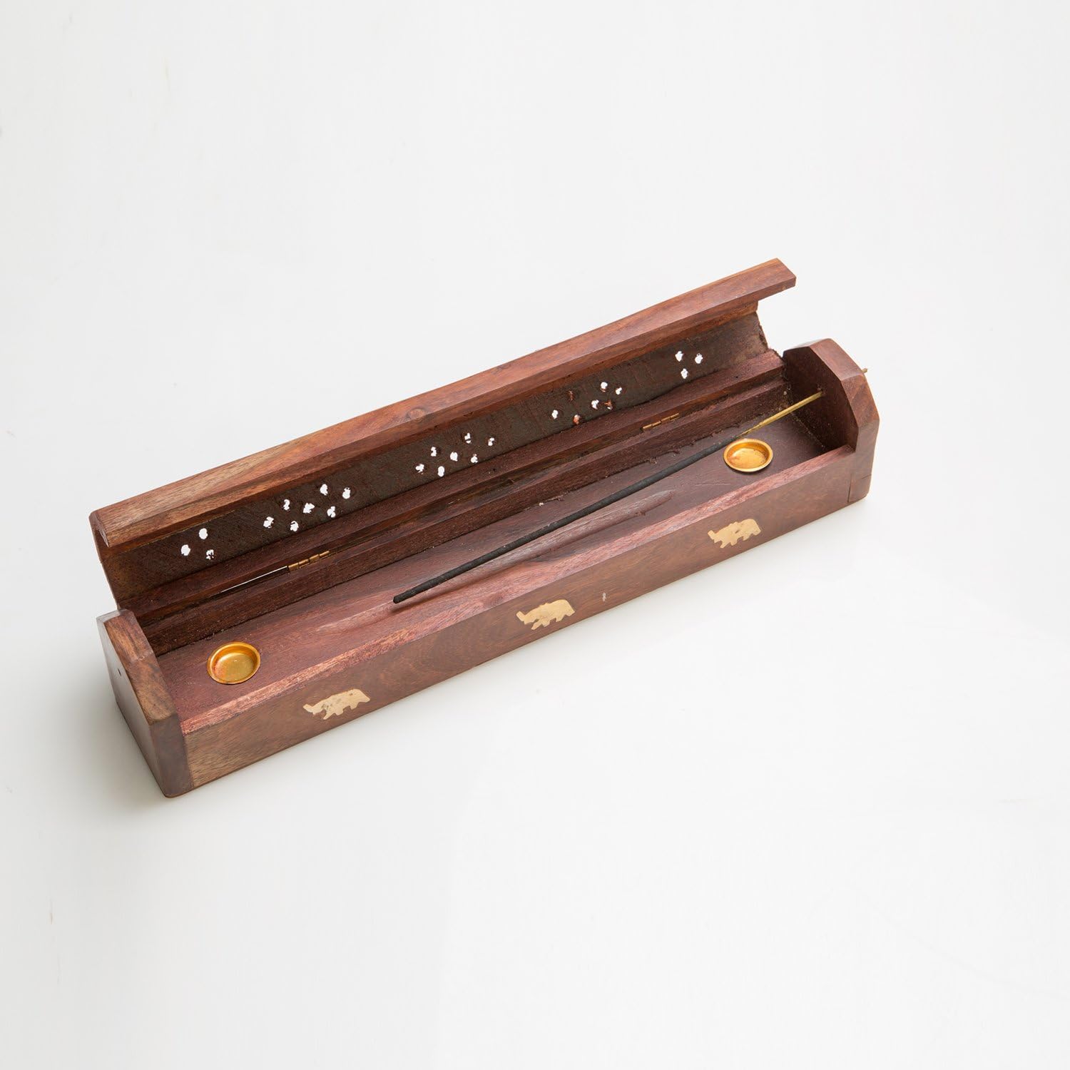 Rusticity® Wood Incense Box | Handmade | (12 in)