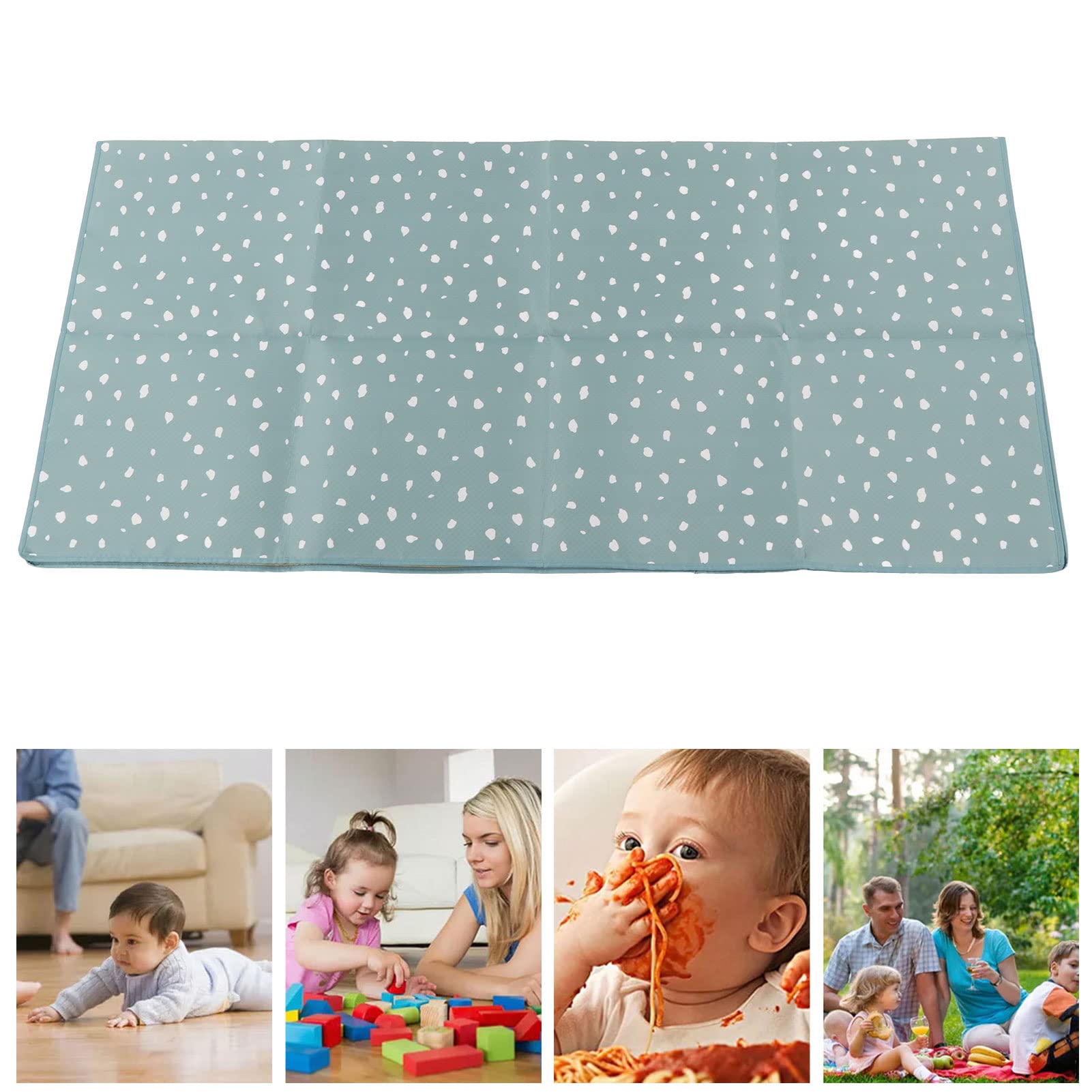 Protect Your Floors with This Large Waterproof and Washable Splat Floor Mat Designed for Baby High Chair Ideal for Play Mat, Picnic, Art, and Crafts (SMT105-EF585)