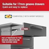 LouMaxx Drawer Runners 17mm Groove 310mm 4 Pack - Ball Bearing Slides view 2
