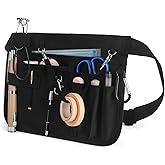 PTAHON Nurse Fanny Pack with Stethoscope Holder - Nursing Fanny Pack for Nurses, Nurse Pocket Organizer, Medical Bags for Nurses, Utility Belt for Work, Teacher Tool Belt (Black)