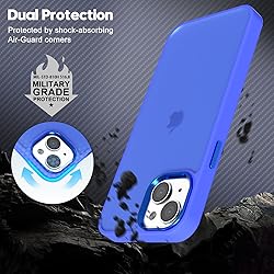 oakxco for iPhone 15 Case Matte Clear, Translucent