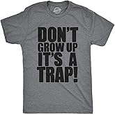 Crazy Dog Mens T Shirts Funny Sarcastic Humor Adult Joke Tees for Guys