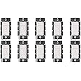 Lutron Caseta Smart Dimmer Switch for ELV+ Bulbs, 250W LED, PD-5NE-WH, White (10-Pack)