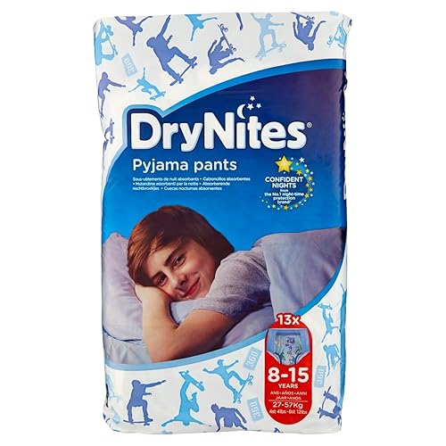 Huggies DryNites Pyjama Pants for Boys, Age 815 (54 Pants Total