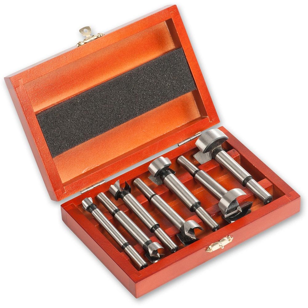 Axminster 7 Piece Forstner Bit Set