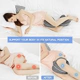BEAUTRIP Leg Pillow Ergonomic Memory Foam Knee Pillow with Strap view 3