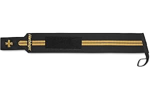 Harbinger Red Line 18-Inch Weightlifting Wrist Wraps for Men and Women (Pair)