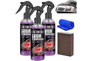 KCRPM 3 in 1 Ceramic Car Coating Spray, 3 in 1 High Protection Quick Car Ceramic Coating Spray, Car Scratch Nano Repair Spray (30ml, 3pcs)