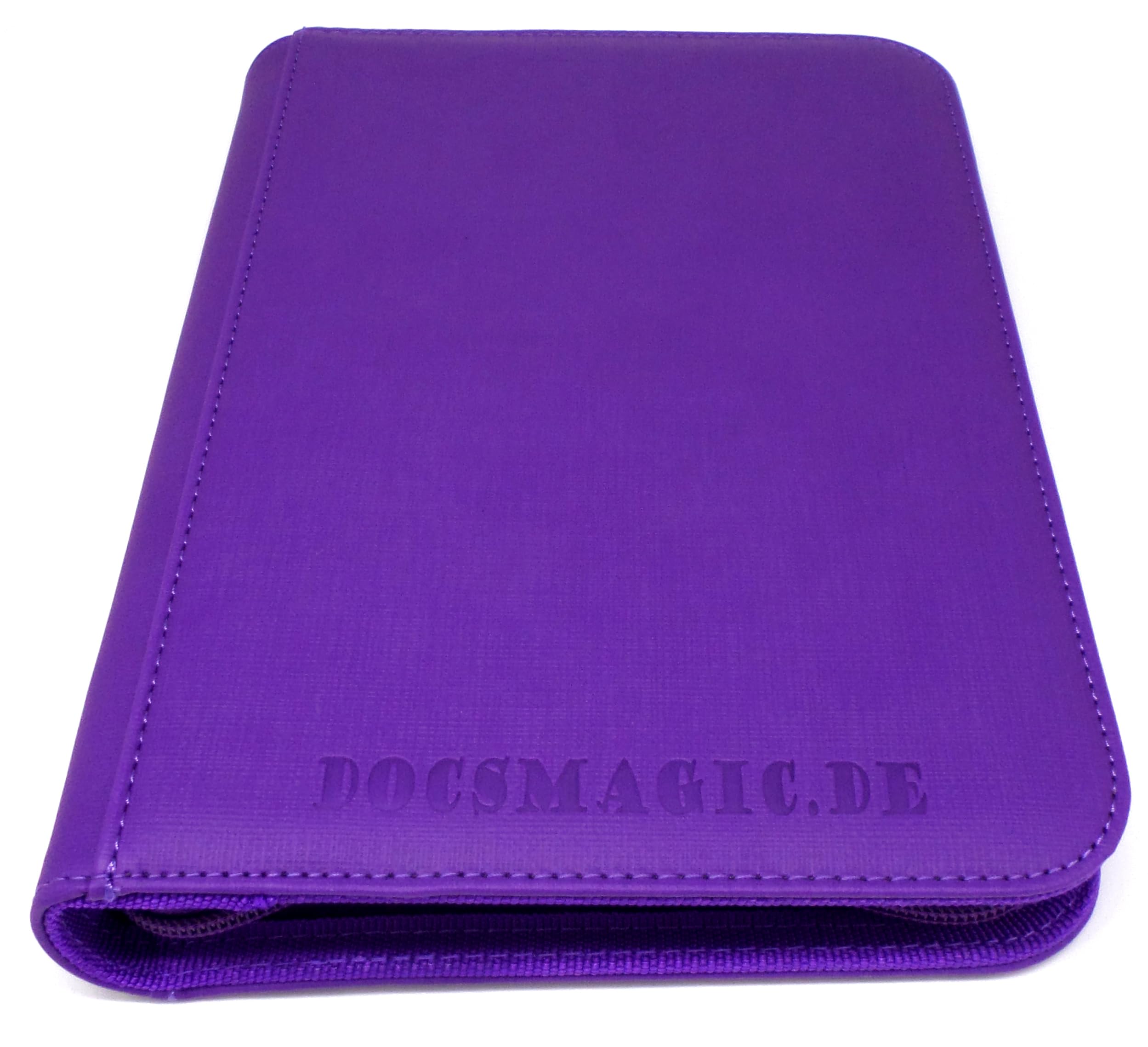 docsmagic.de Premium Pro-Player 4-Pocket Zip-Album Purple - 160 Card Binder - MTG - PKM - YGO