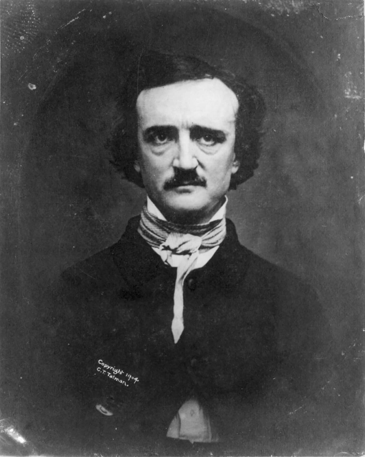 Photographs - Edgar Allan Poe Photograph - Historical Artwork from 1904 - (11