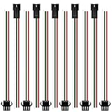 mxuteuk 20 Pairs JST SM 3 Pin Connectors 22 AWG