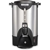 Hamilton Beach Commercial 40 Cup Stainless Steel Coffee Urn Double Wall, 120V, NSF Certified (HCU040S)