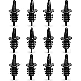 EHOMEA2Z Shaved Ice Pourers 12 Pack - Ideal for Snow Cone Syrup Bottles, Shaved Ice Syrups, Snow Cone Accessories, Liquor, Ju
