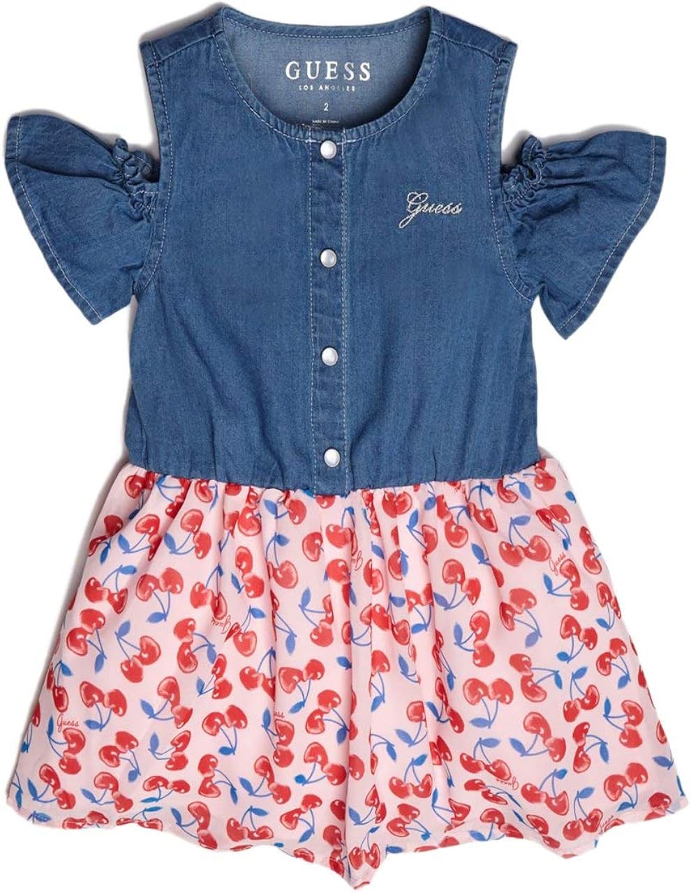 guess baby blue dress