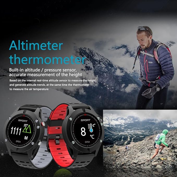 lennonsi Reloj GPS Multideporte, Reloj Deportivo Inteligente ...