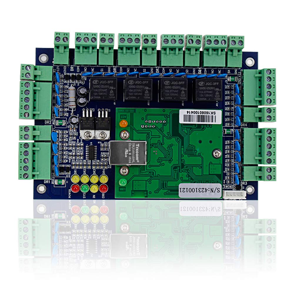 uoweky Wiegand TCP/IP Network Access Control Board Panel (4 Door)