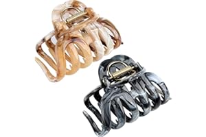 Octopus Hair Claw Clips for Thick Hair French Large Octopus Claw Clips Big Hair Clips for Long Wavy Curly Hair, Strong Hold N
