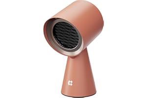 CIARRA Portable Range Hood, Desktop Range Hood with 2 Speed Exhaust Fan, Detachable Aluminum Filter, Large Oil Collection Cup, Portable Kitchen Exhaust Fan for Cooking Indoor BBQ, Hot Pot, Orange