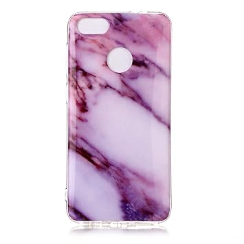 Lomogo Huawei P9 Lite Mini/Y6 Pro 2017 Case Soft Silicon Case Shockproof Anti-Scratch Marble Case Cover for Huawei Y6 Pro 2017/P9 Lite Mini - LOYHU20972 L4