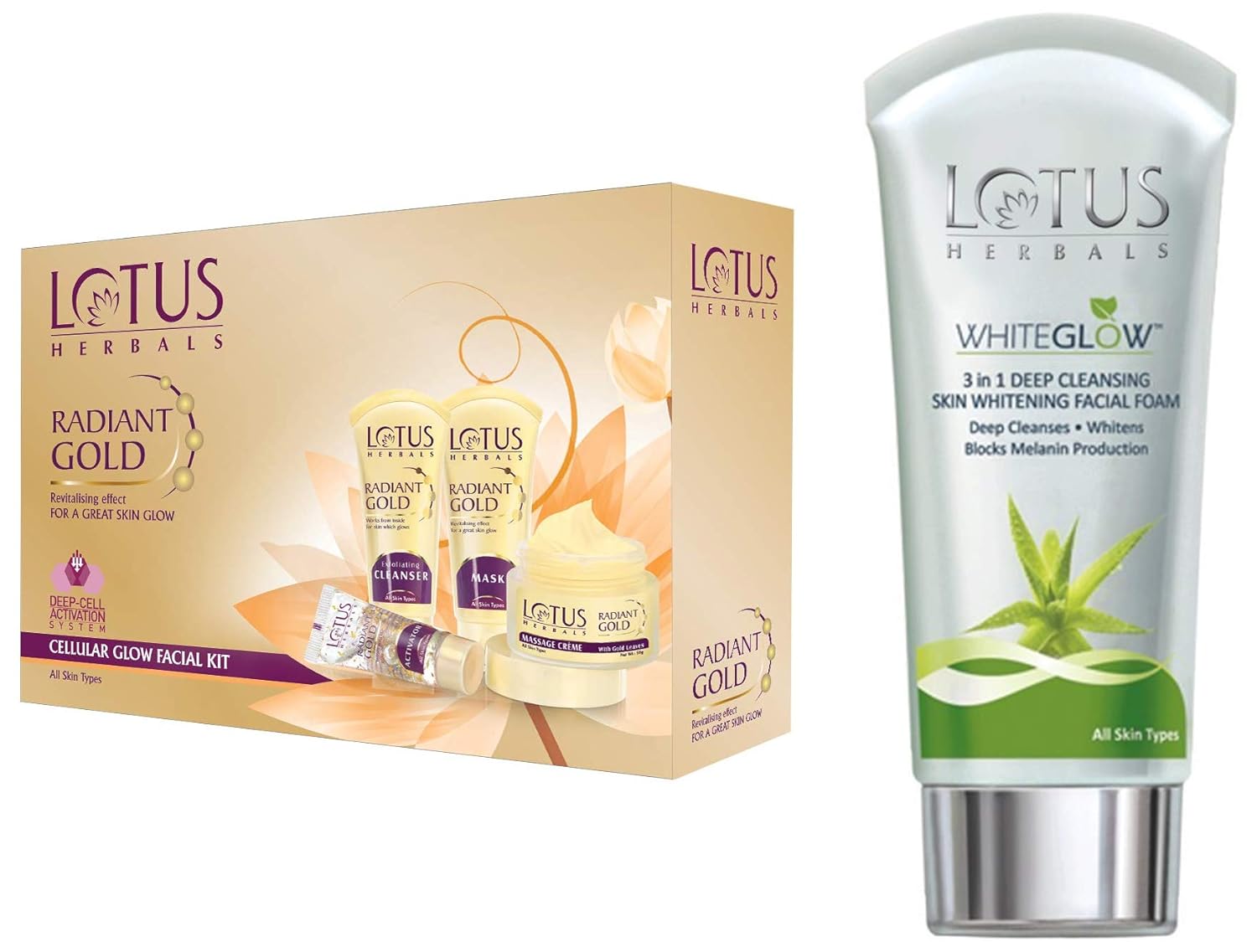 lotus radiant gold facial kit review