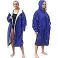 Catalonia Swim Parka for Women Men Youth, Lightweight Surf Swim Jacket, Waterproof Warm Swim Coat, Changing Poncho Robe