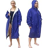 Catalonia Swim Parka for Women Men, Oversized Lightweight Surf Swim Jacket, Waterproof Warm Swim Coat, Changing Poncho Robe