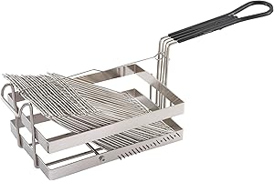 Winco TB-18 Tostada Basket, Holds 18 Shells,Stainless Steel,Medium