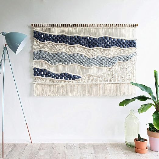Zcrfy Tapiz De Pared De Bohemia Grande Tapiz De Borla Hilo De