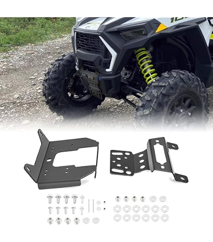 SuperATV Heavy Duty Winch Mount for 2017-2018 Polaris RZR XP Turbo - WM01-001-00 - Sun Coast Cycle Sports | Used Motorcycle Parts