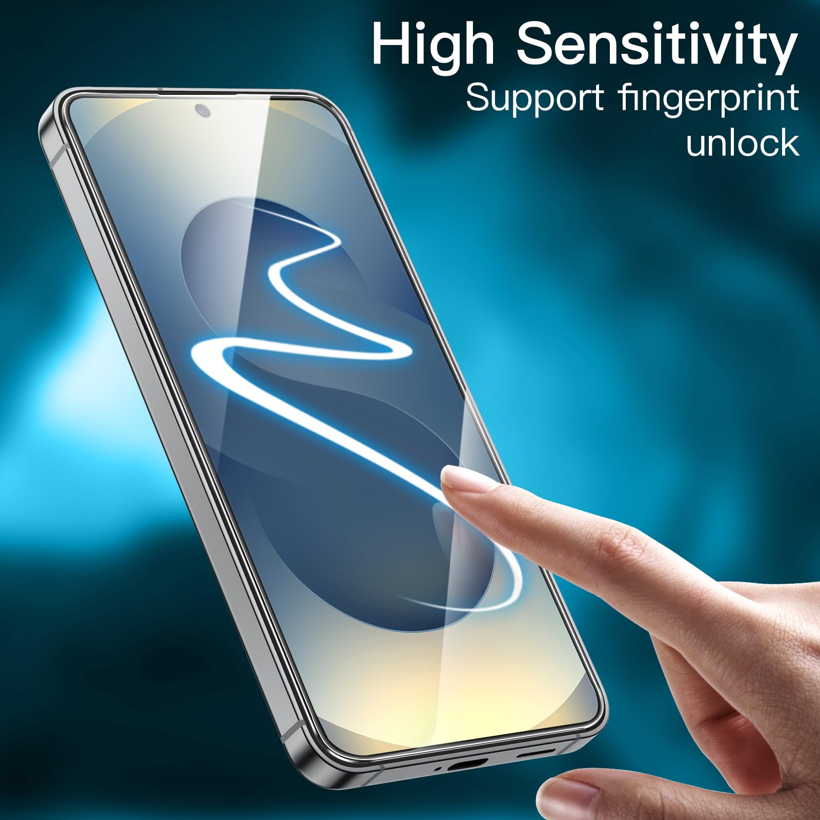 JETech Screen Protector for  Samsung Galaxy S25 / S25+/ S25 Plus / S25 Ultra