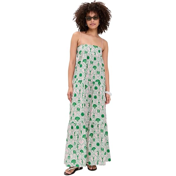 Show Me Your Mumu Womens Julia Maxi Casual Dress, Tropical Fruit, X-Small  US at Amazon Women's Clothing store