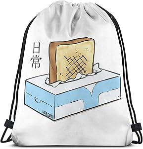 Anime & Nichijou - Tissue Box Toaster Classic Drawstring Bag Sports Fitness Bag Travel Bag Gift Bag