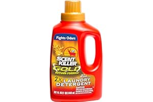 Wildlife Research Center Scent Killer Gold Autumn Formula Odor Eliminator Laundry Detergent for Hunting Gear, 32 Fluid Ounces